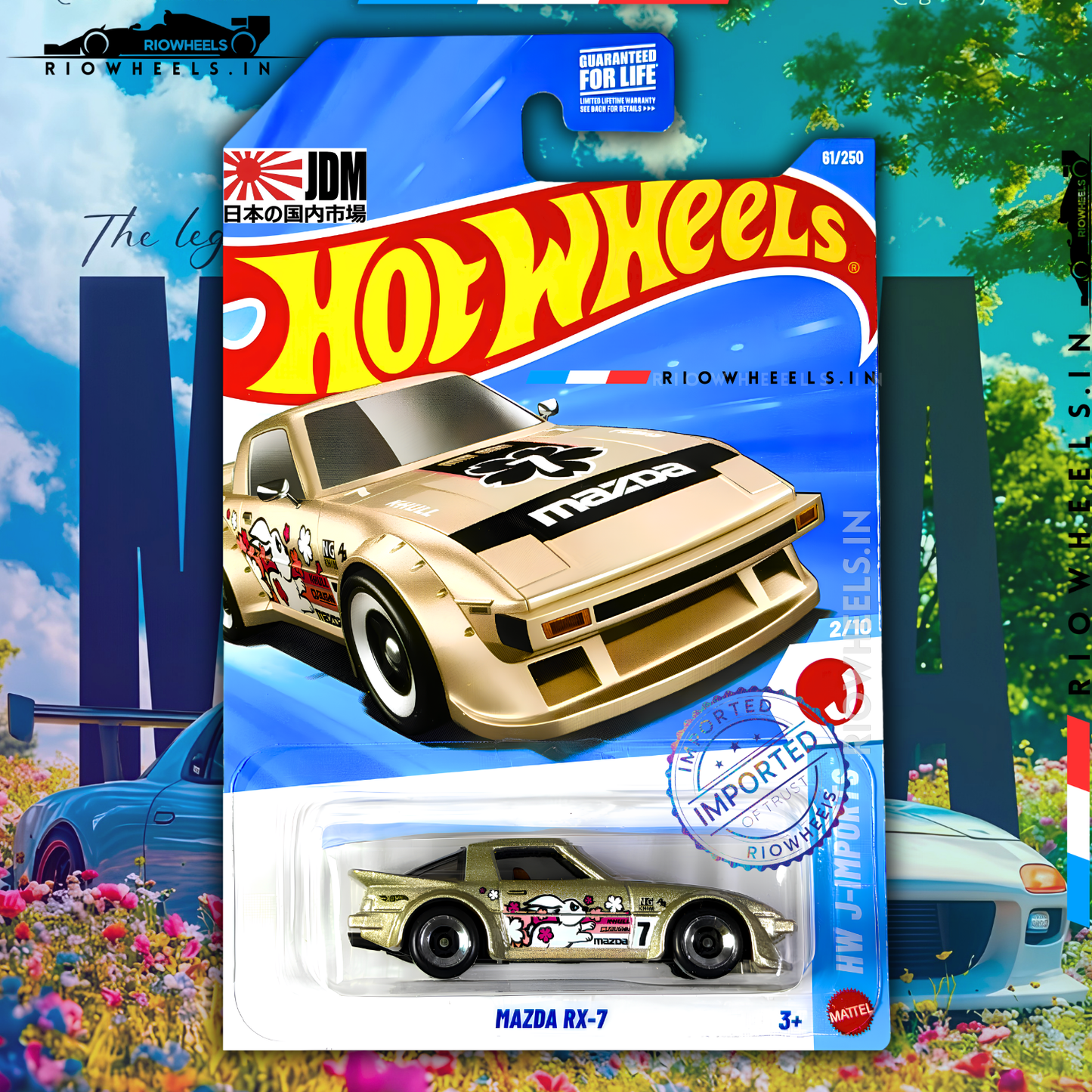 419/- || IMPORTED MAZDA RX-7 - HOT WHEELS