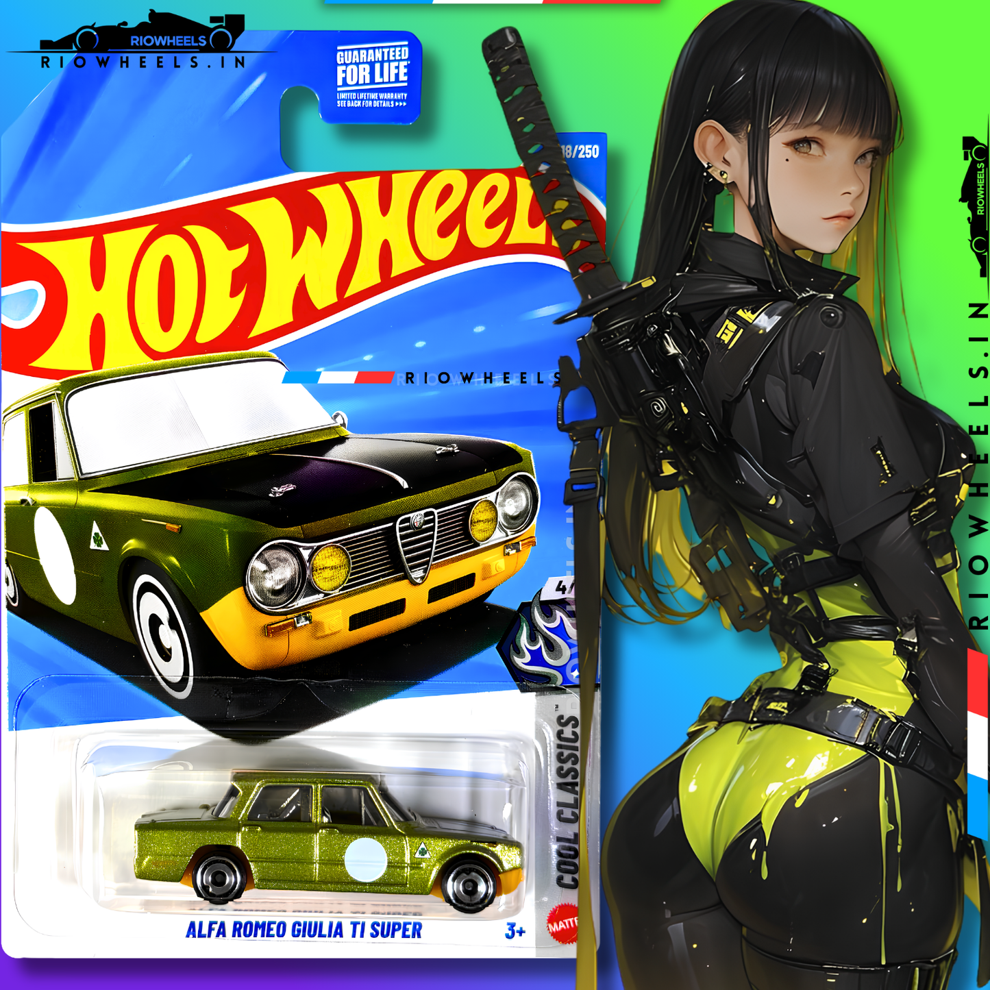 249/- || ALFA ROMEO GIULIA TI SUPER - HOT WHEELS