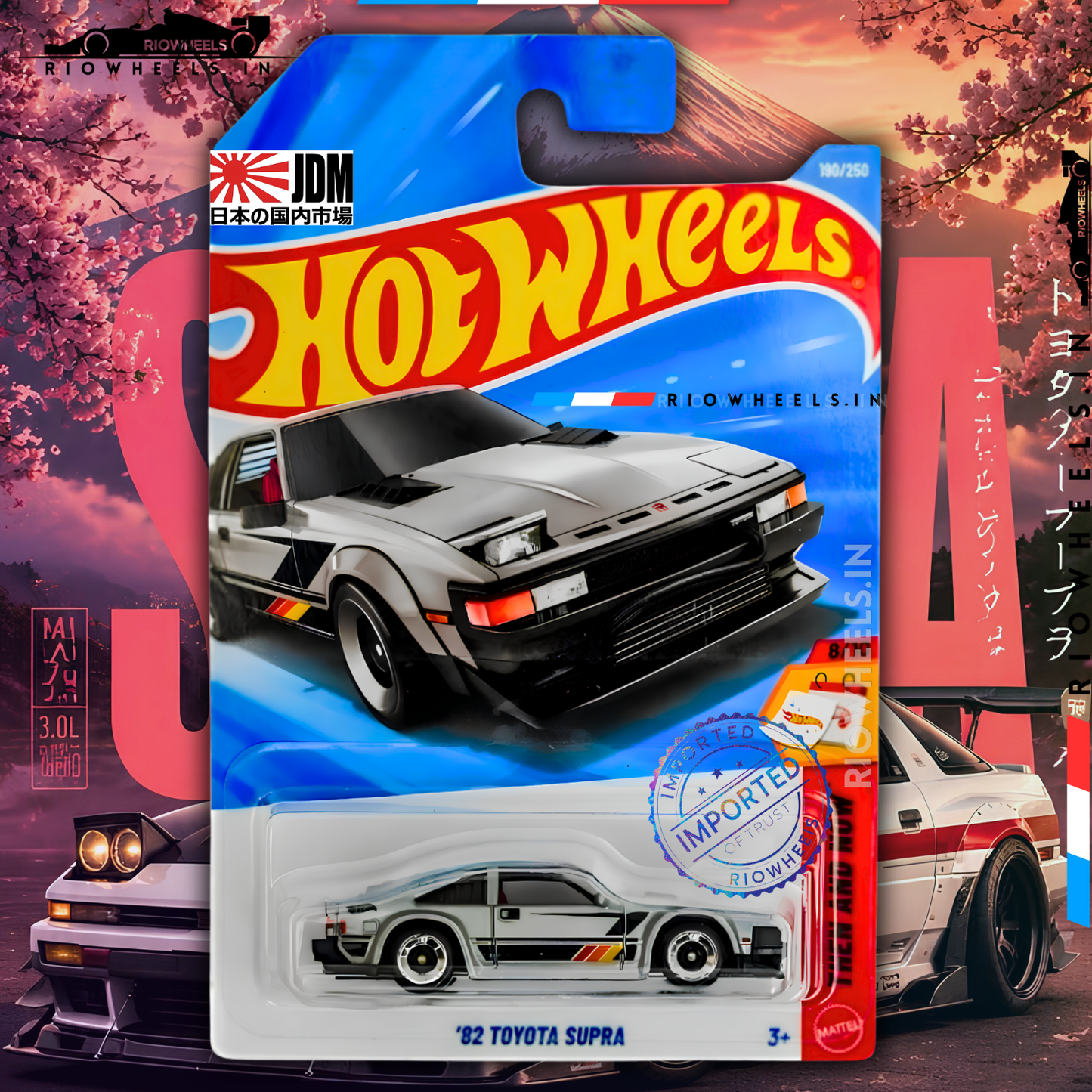 629/- || IMPORTED 82 TOYOTA SUPRA - HOT WHEELS