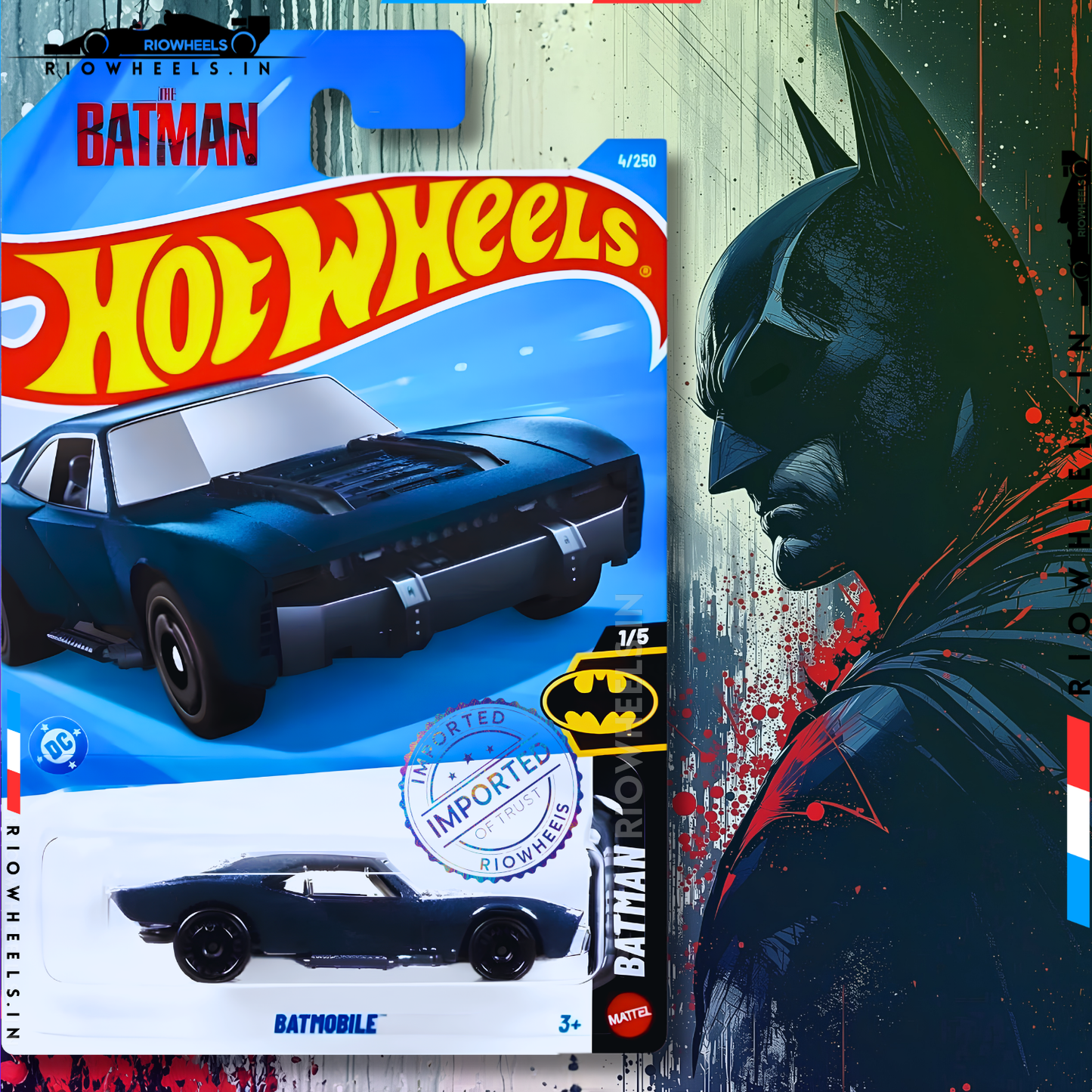 259/- || IMPORTED BATMOBILE - HOT WHEELS