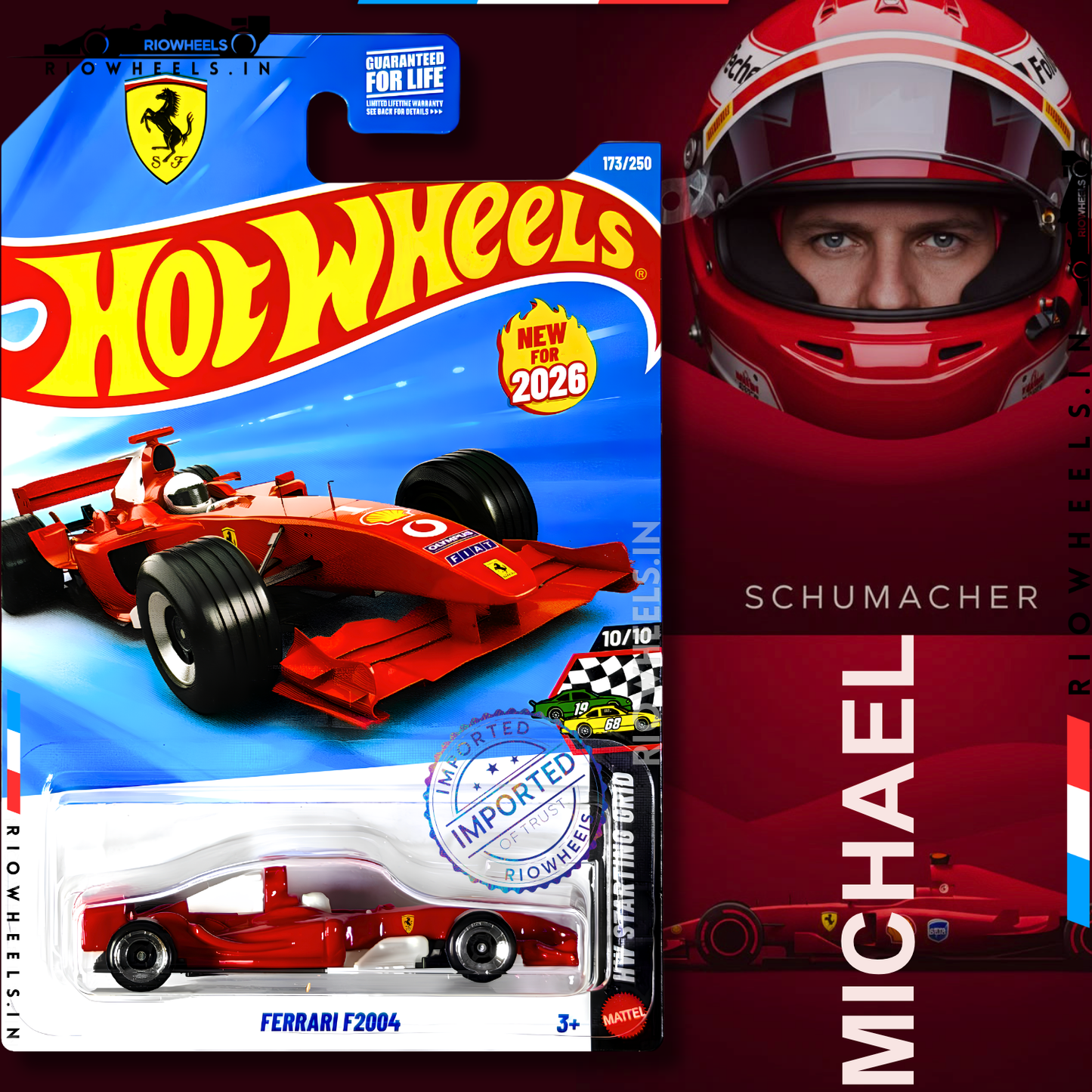 |1349/- || IMPORTED FERRARI F2004 - HOT WHEELS