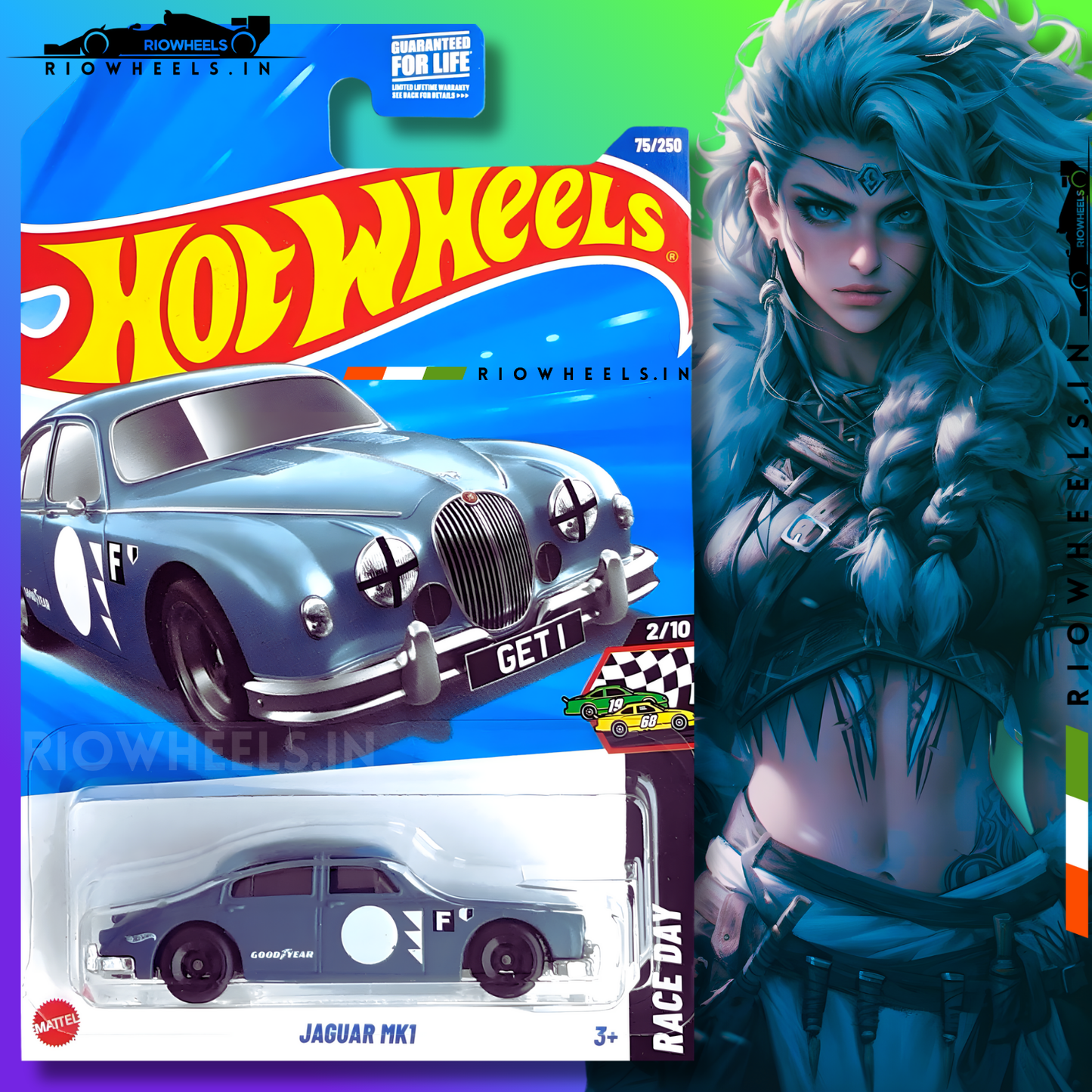 439/- || JAGUAR MK1 - HOT WHEELS