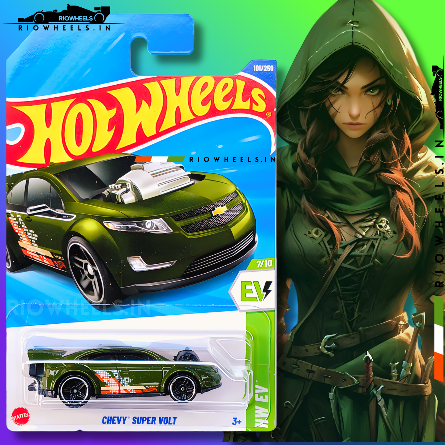 379/- || CHEVY SUPER VOLT IMPORTED - HOT WHEELS