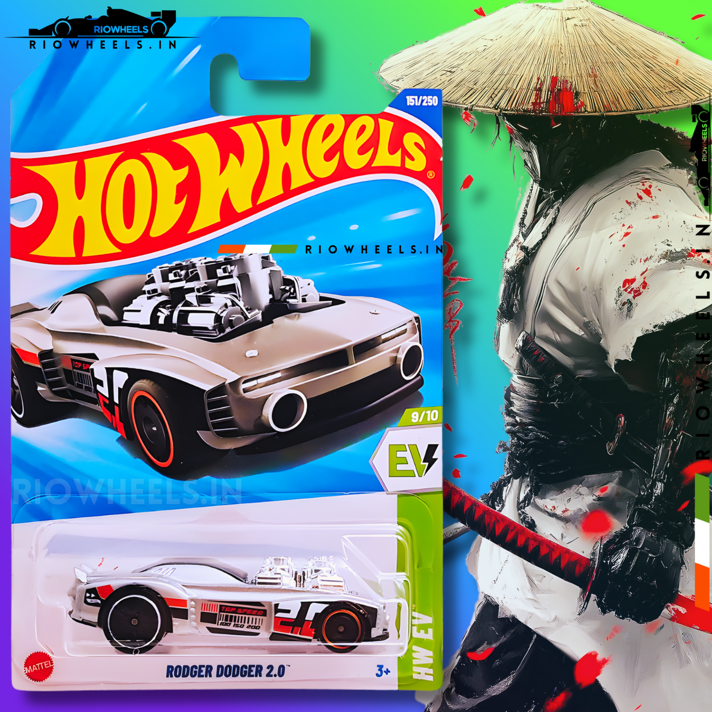 229/- || RODGER DODGER 2.0 - HOT WHEELS