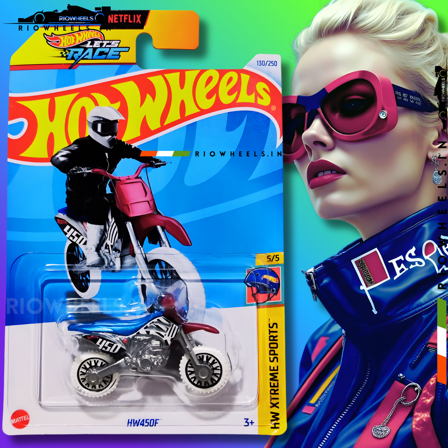 229/- || HW450F - HOT WHEELS