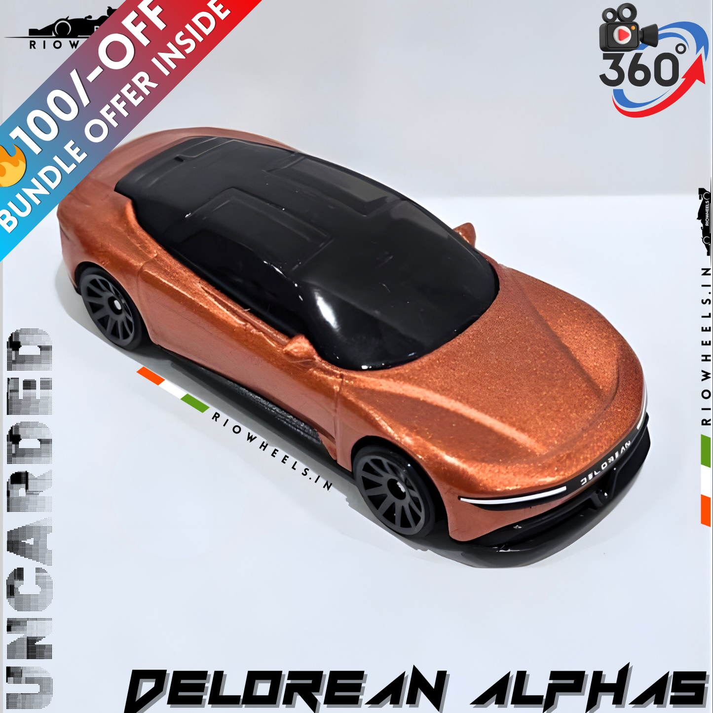439/- || IMPORTED DELOREAN ALPHA 5 - HOT WHEELS || UNCARDED