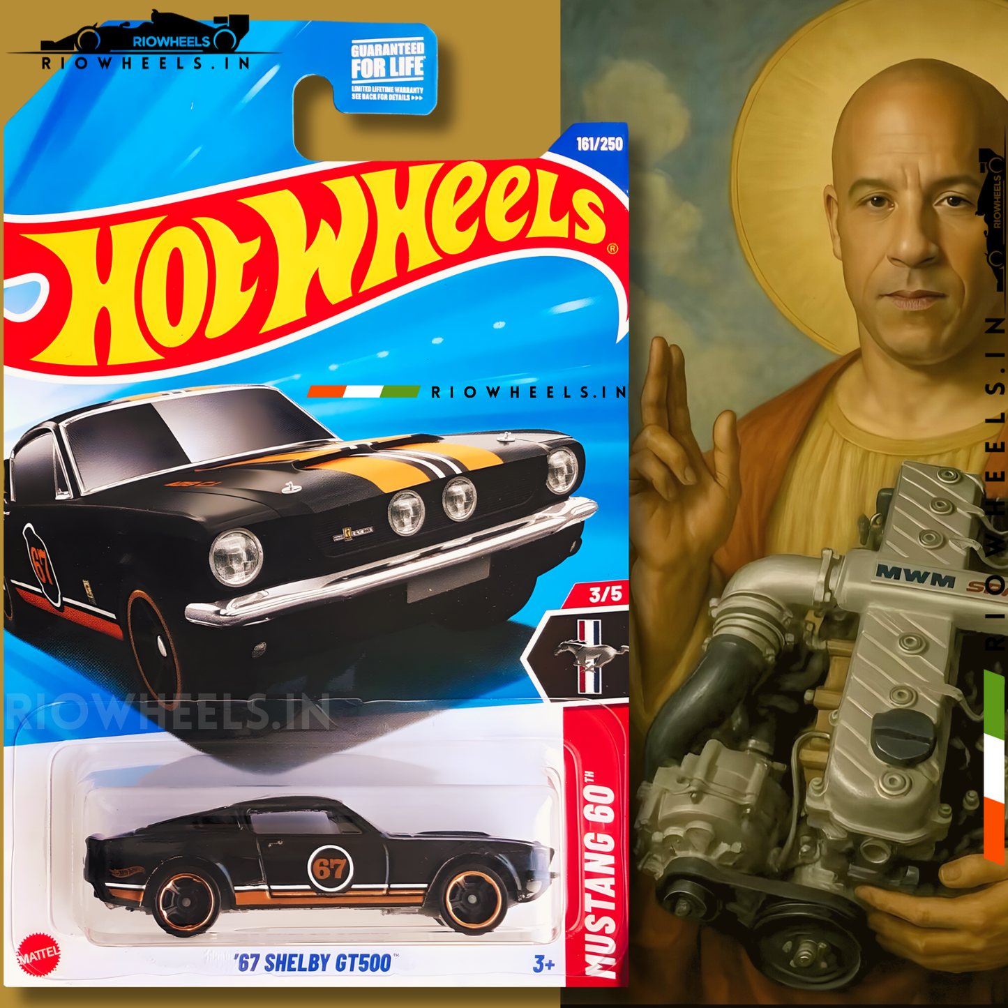 429/- || IMPORTED 67 SHELBY GT500 || Black - HOT WHEELS