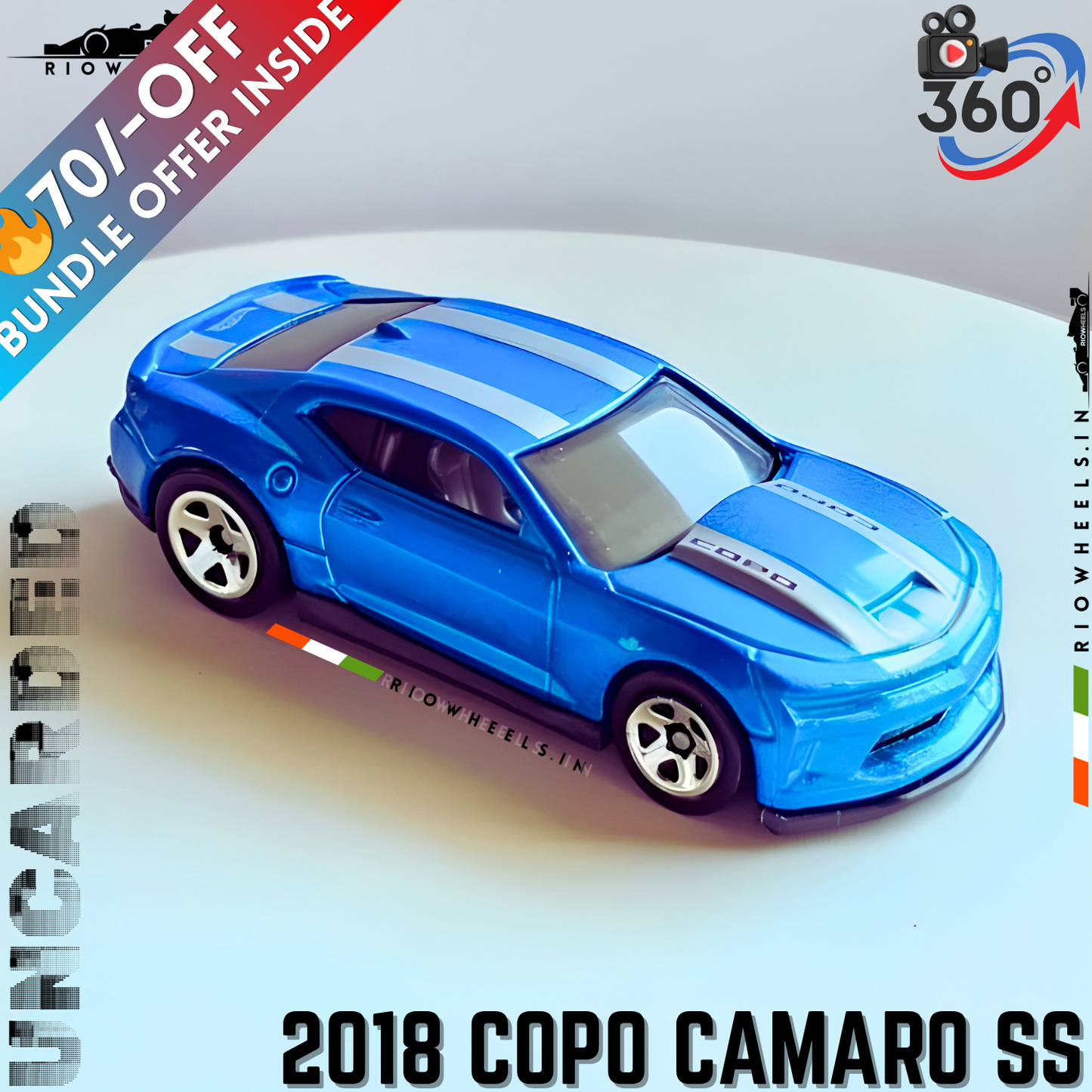 429/- || IMPORTED 2018 COPO CAMARO SS - HOT WHEELS || UNCARDED