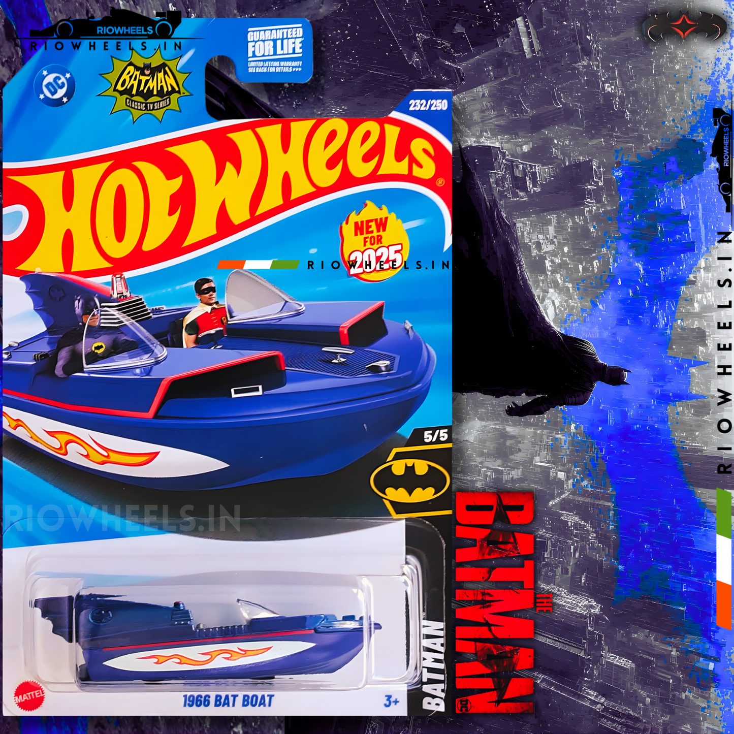 339/- || 1966 BAT BOAT - HOT WHEELS