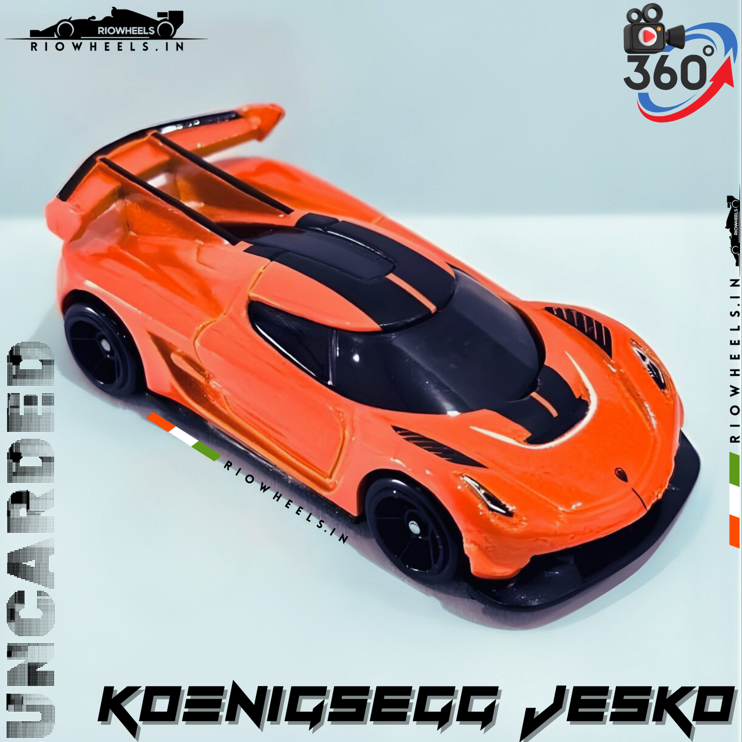 389/- || 2020 KOENIGSEGG JESKO - ORANGE || UNCARDED - HOT WHEELS