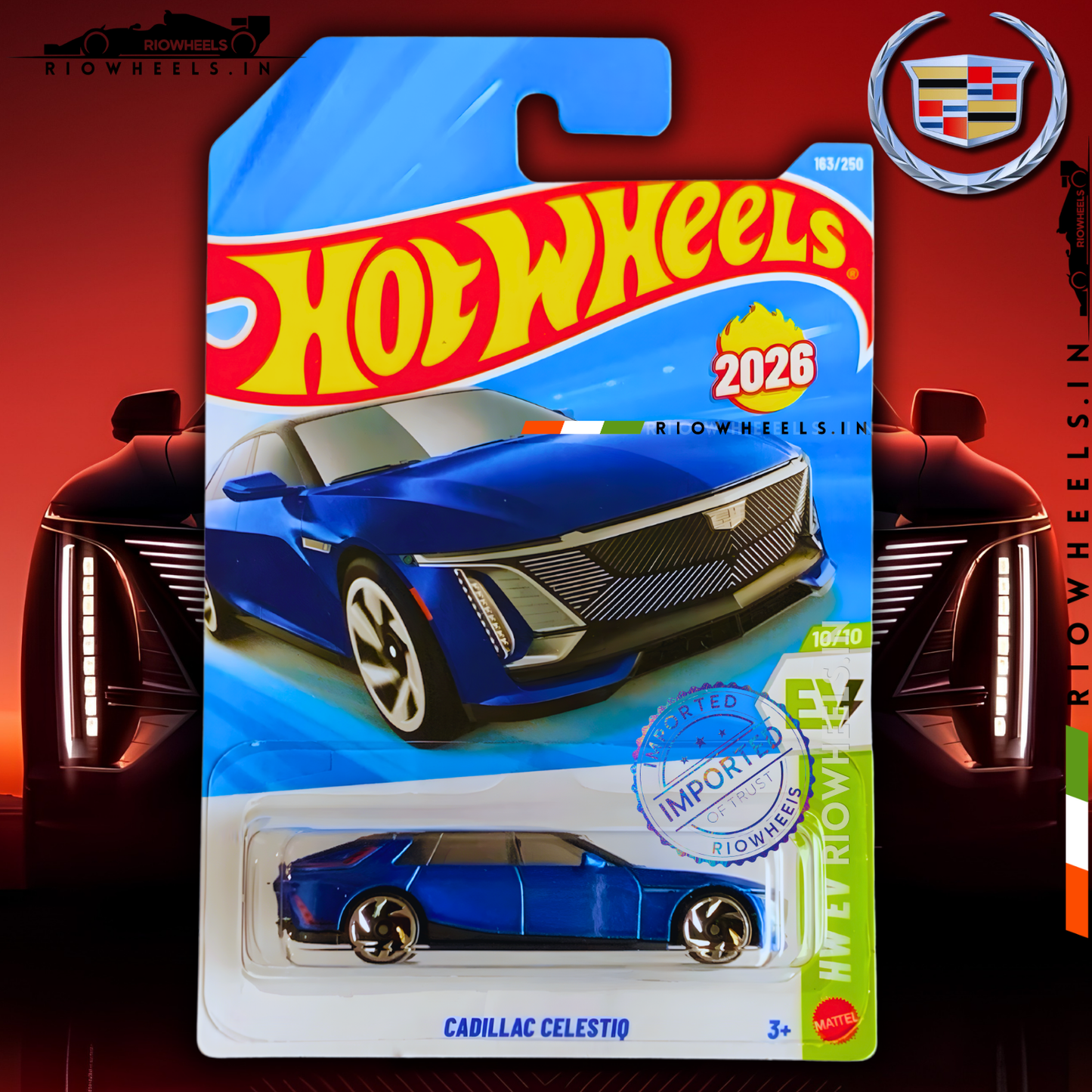 359/- || IMPORTED CADILLAC CELESTIQ - HOT WHEELS || SANTORINI BLUE