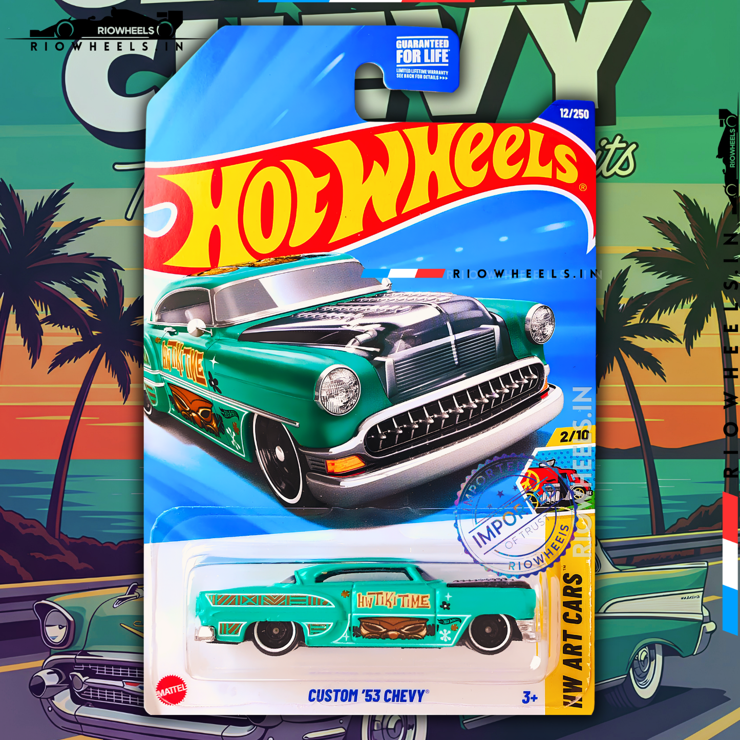 459/- || IMPORTED CUSTOM 53 CHEVY - HOT WHEELS