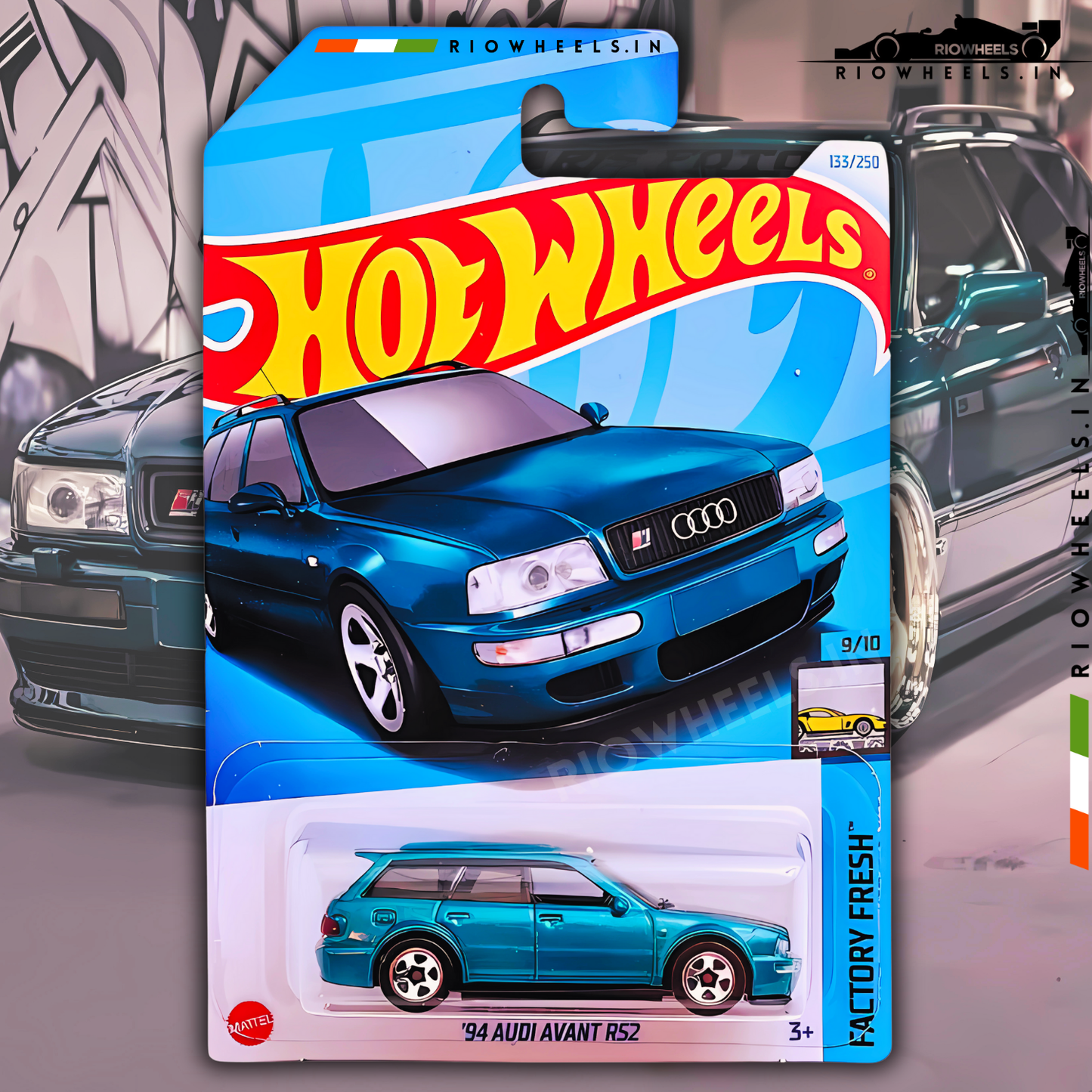 379/- || 94 AUDI AVANT RS2 - HOT WHEELS