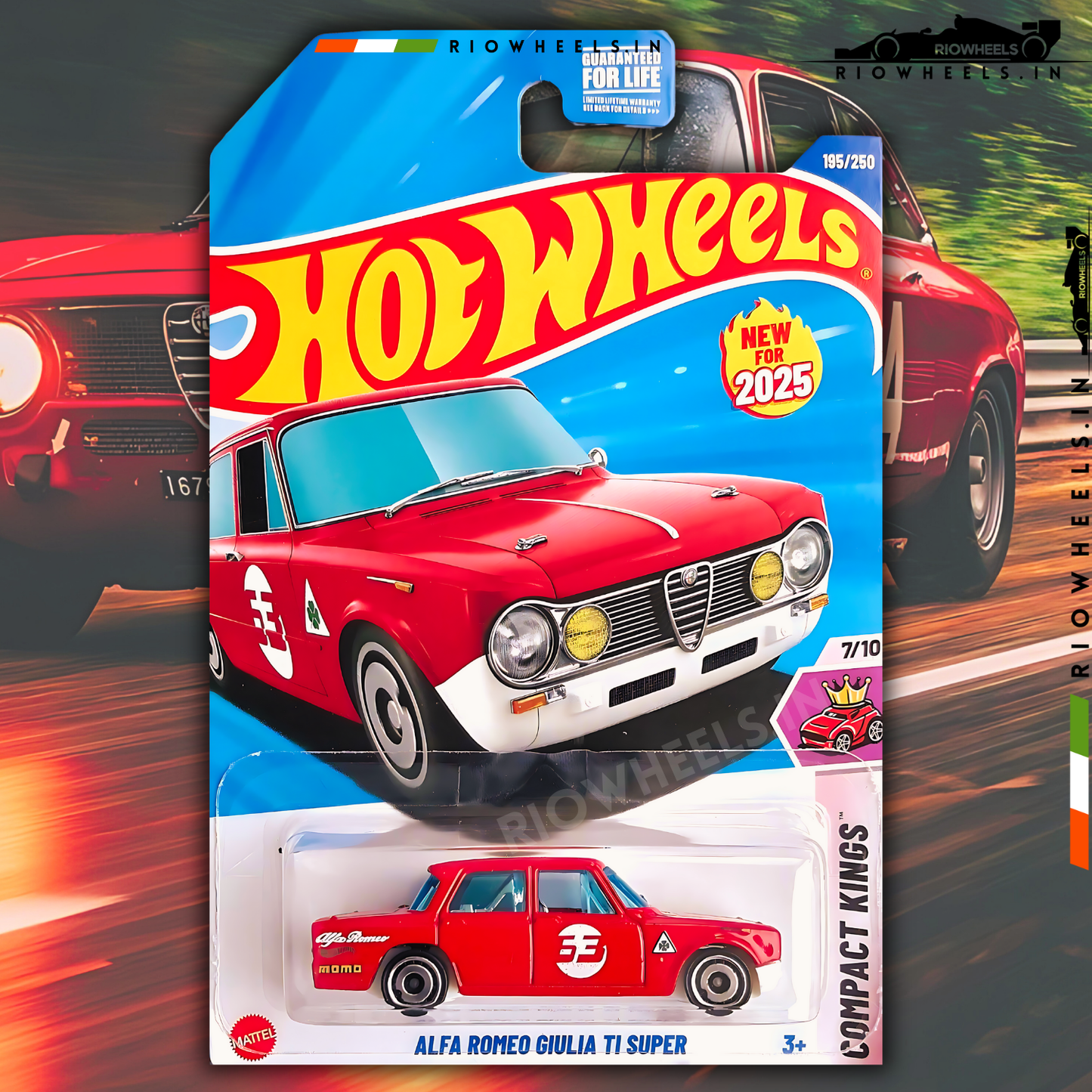 ALFA ROMEO GIULIA TI SUPER - HOT WHEELS