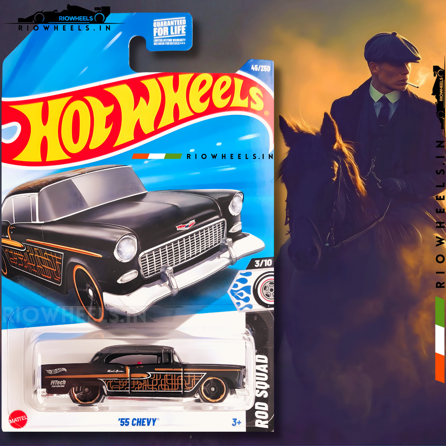 599/- || 55 CHEVY - HOT WHEELS