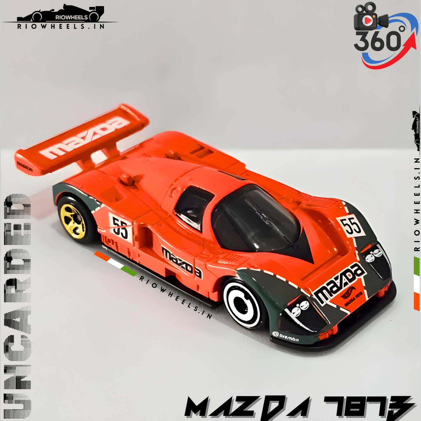 689/- || IMPORTED MAZDA 787B ORANGE - HOT WHEELS || UNCARDED