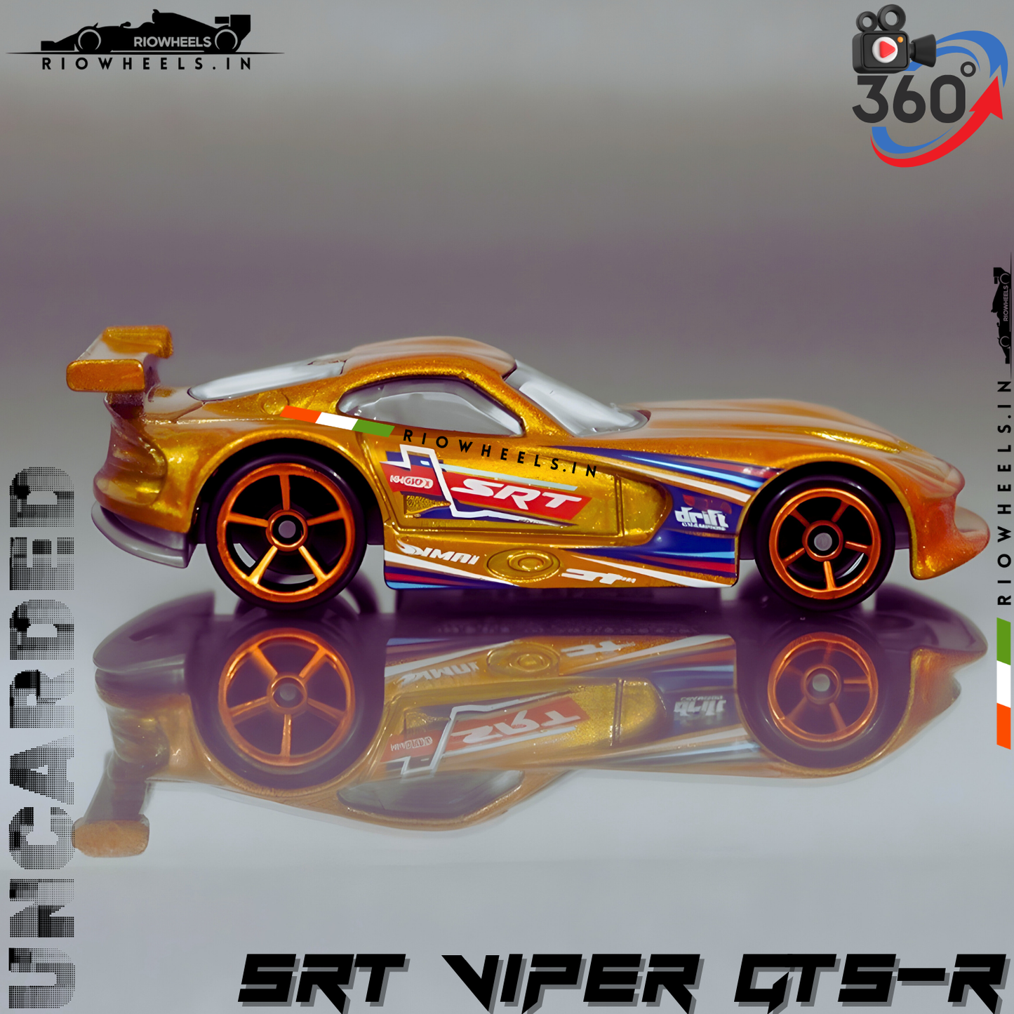 719/- || IMPORTED SRT VIPER GTS R || UNCARDED - HOT WHEELS (2018 - OLD & RARE)