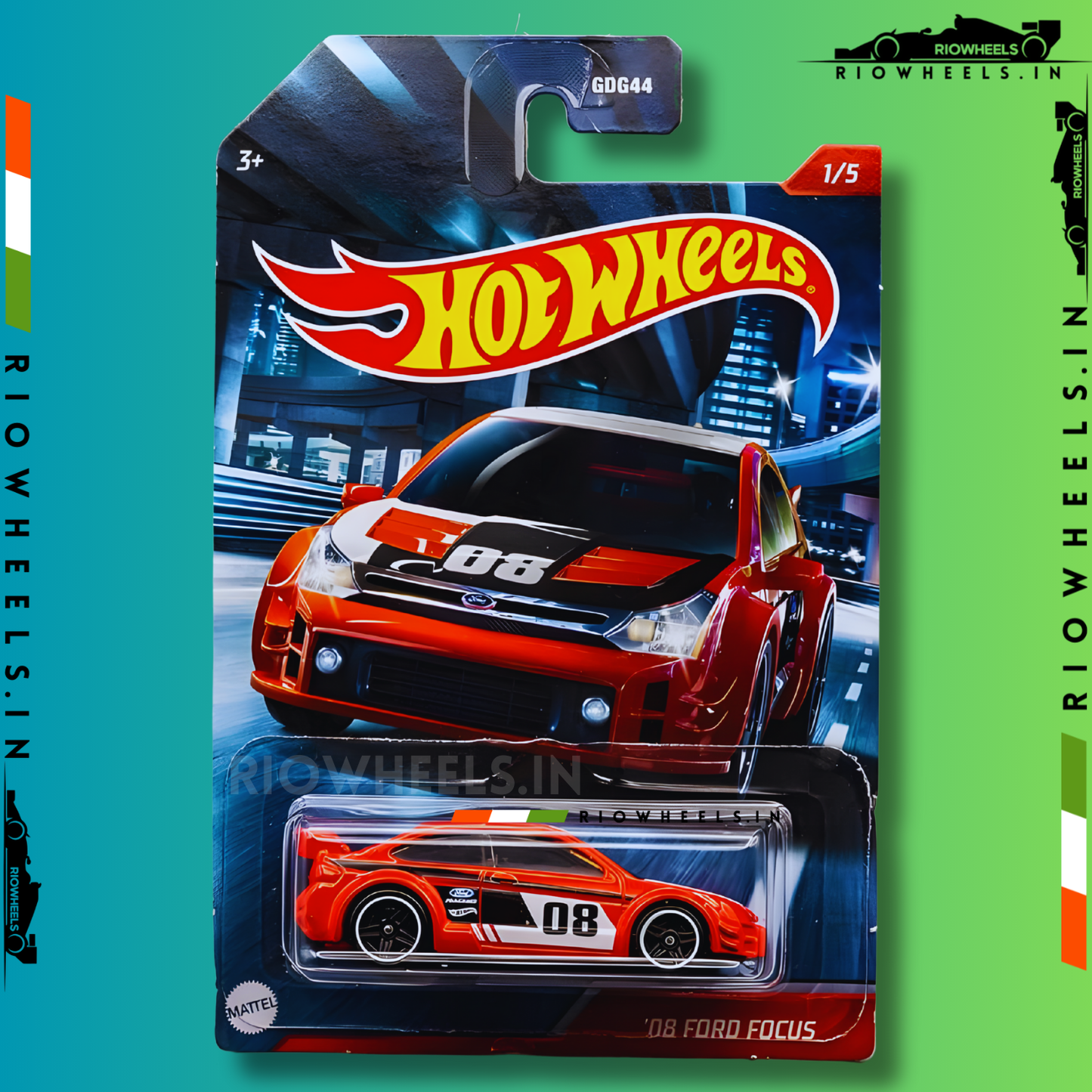 749/- || 2008 FORD FOCUS - HOT WHEELS