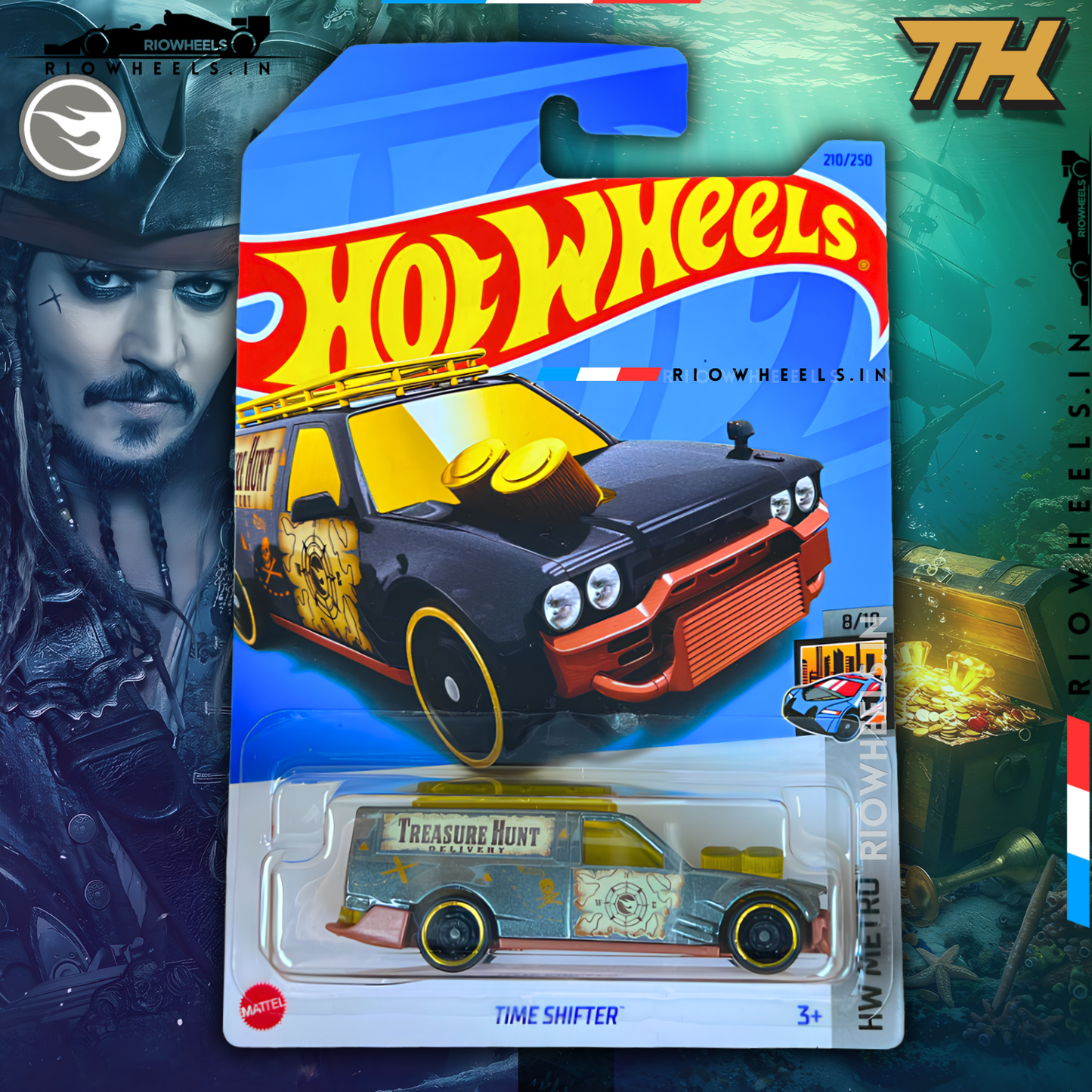 749/- || TIME SHIFTER - TREASURE HUNT [TH] - HOT WHEELS
