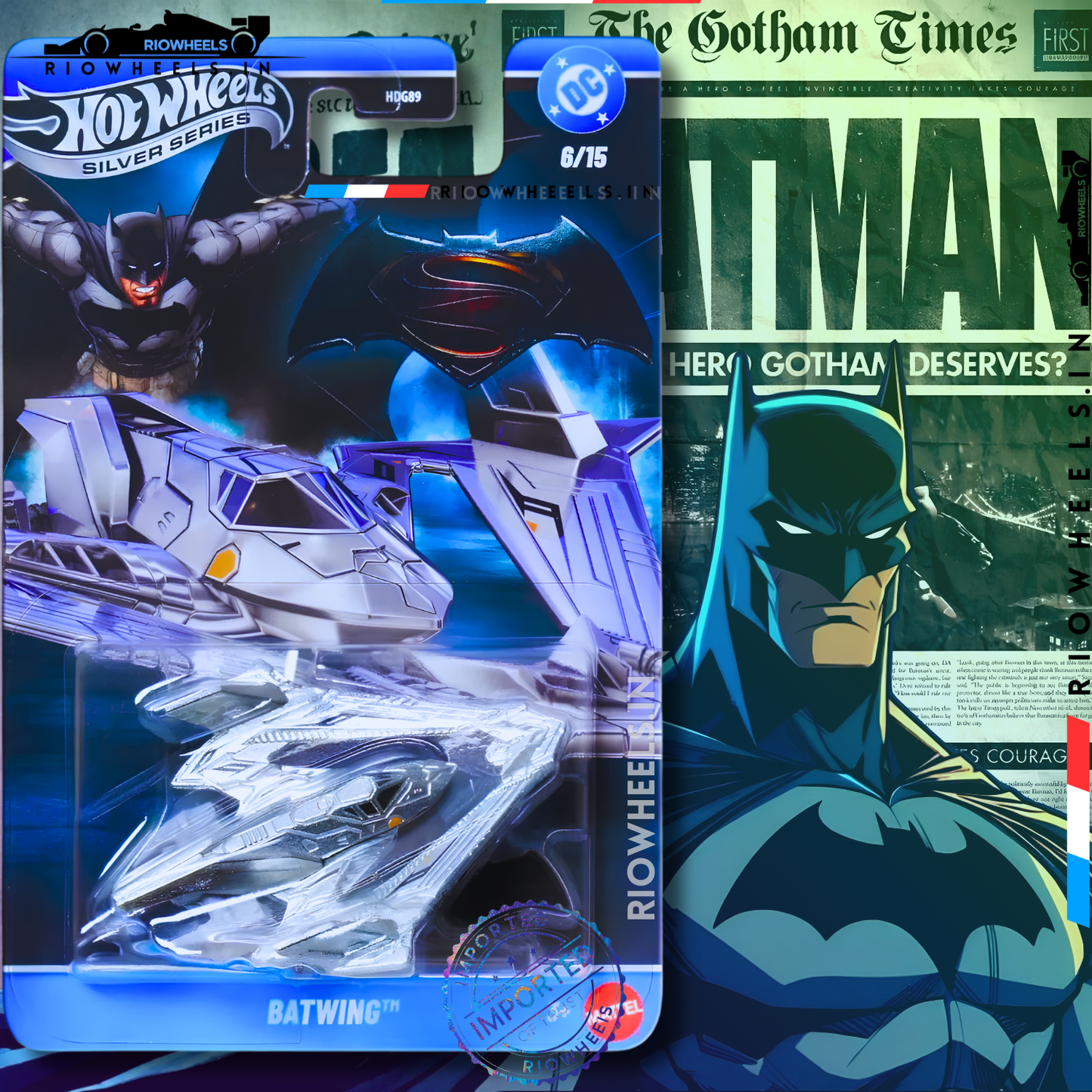 689/- || IMPORTED BATWING - HOT WHEELS