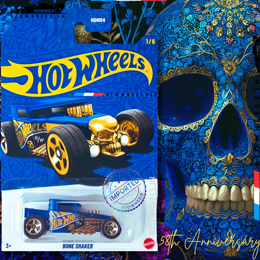 389/- || IMPORTED BONE SHAKER - 58TH ANNIVERSARY EDITION - HOT WHEELS