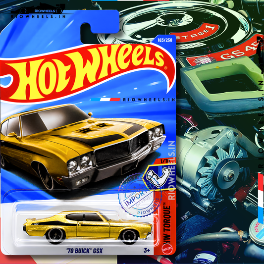 389/- || IMPORTED 70 BUICK GSX - HOT WHEELS