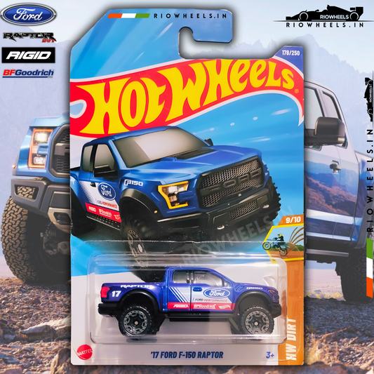 329/- || 17 FORD F-150 RAPTOR - HOT WHEELS