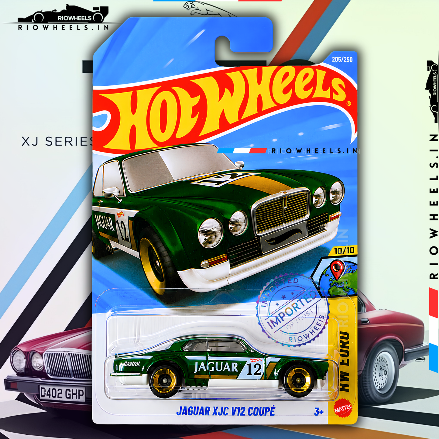 379/- || IMPORTED JAGUAR XJC V12 COUPE - HOT WHEELS