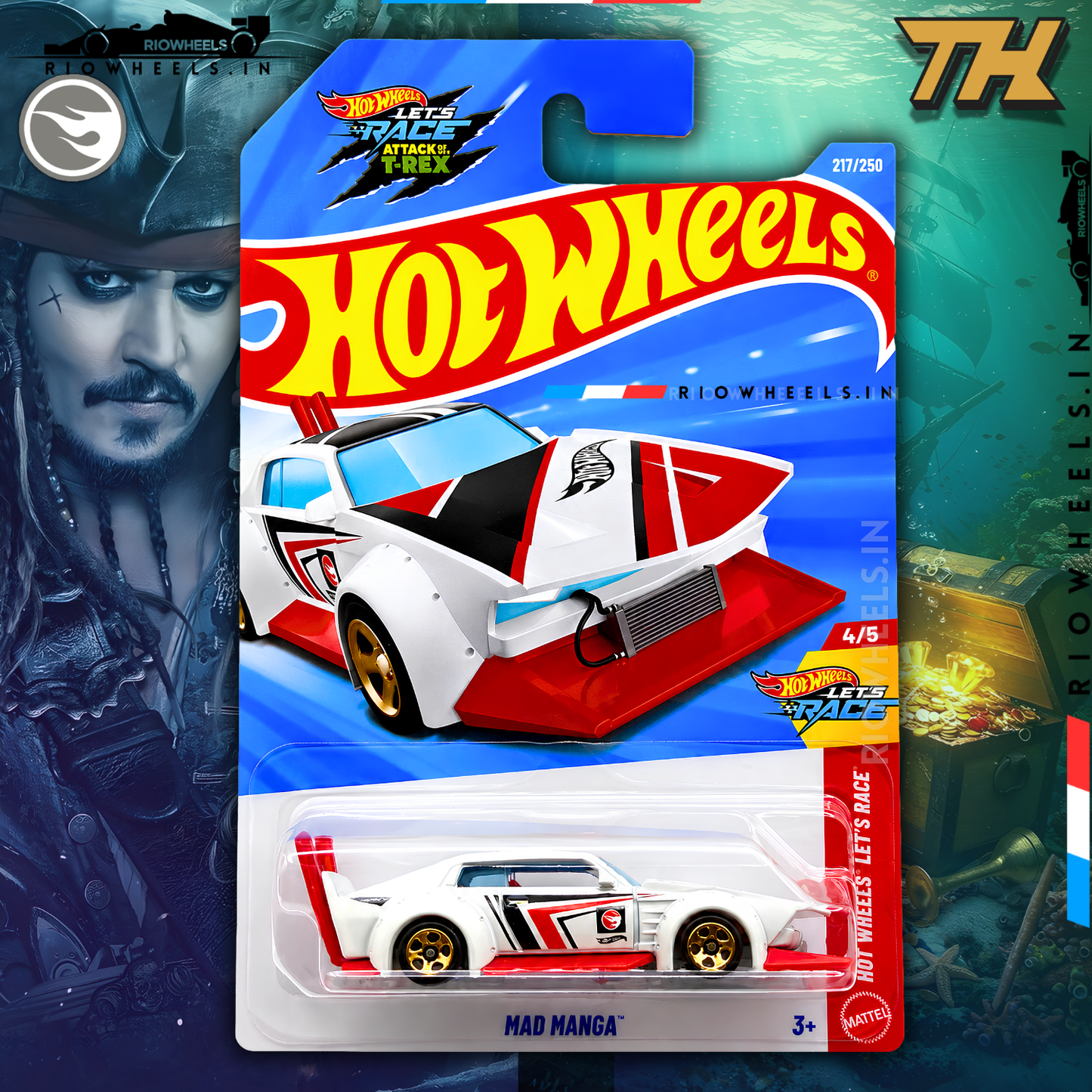 689/- || MAD MANGA - TREASURE HUNT [TH] - HOT WHEELS