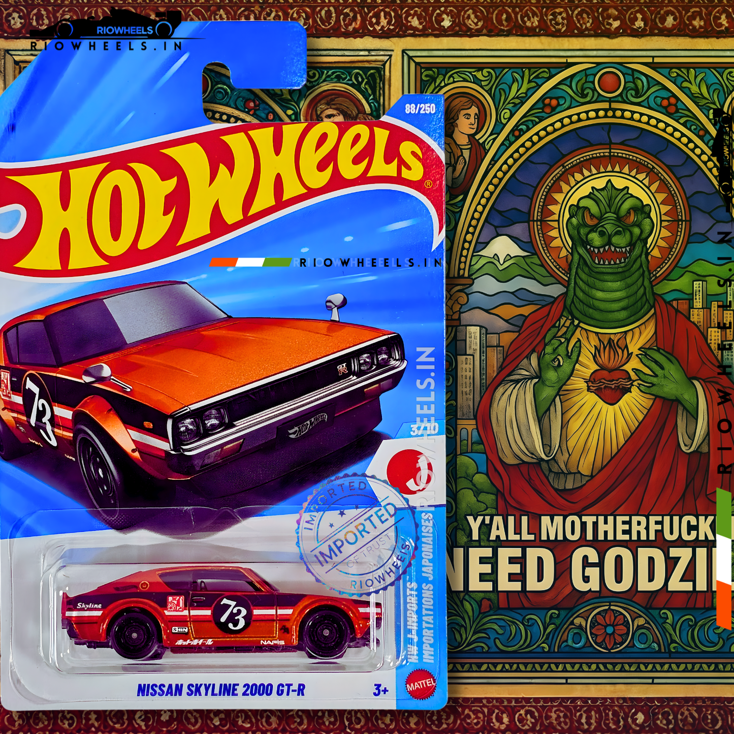 659/- || IMPORTED NISSAN SKYLINE 2000 GT-R - HOT WHEELS