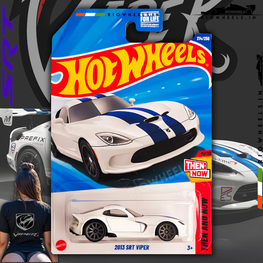 339/- || 2013 SRT VIPER - HOT WHEELS || White