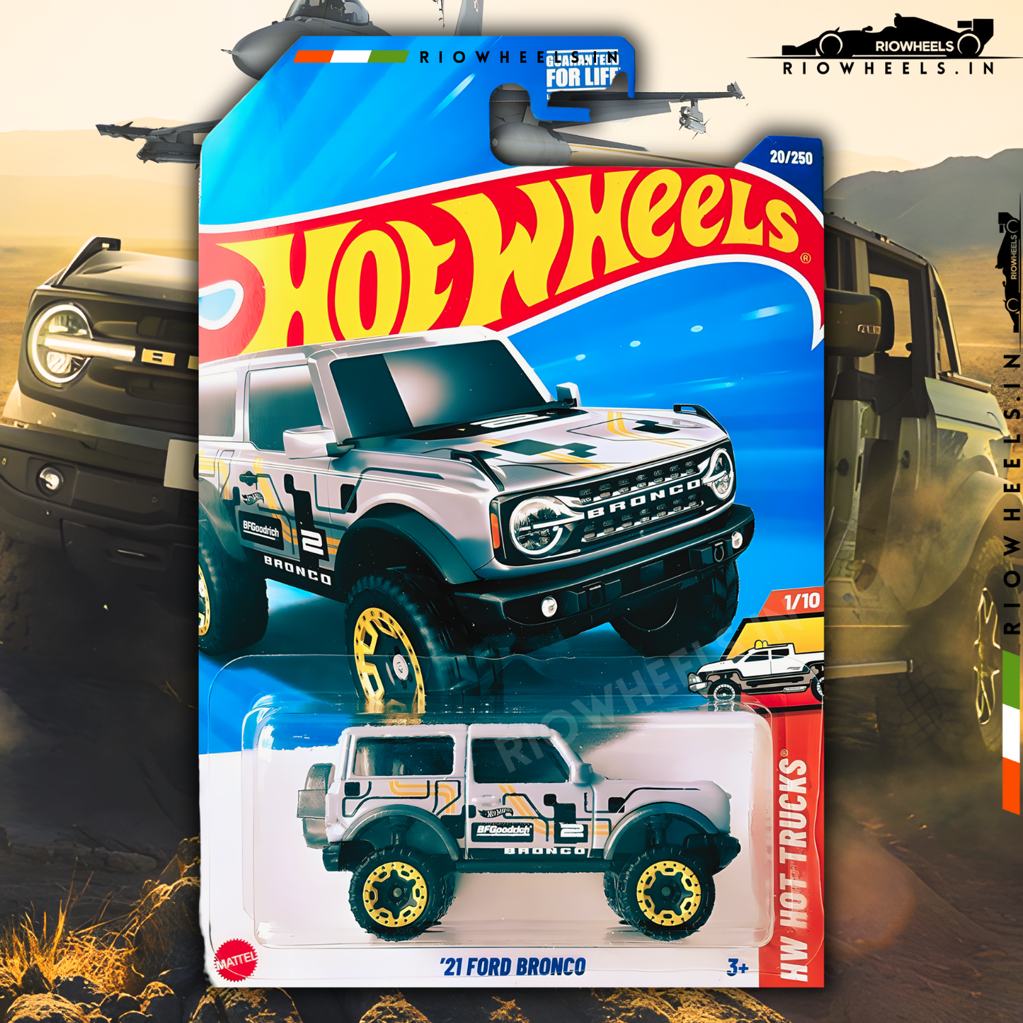 489/- || IMPORTED 21 FORD BRONCO - HOT WHEELS