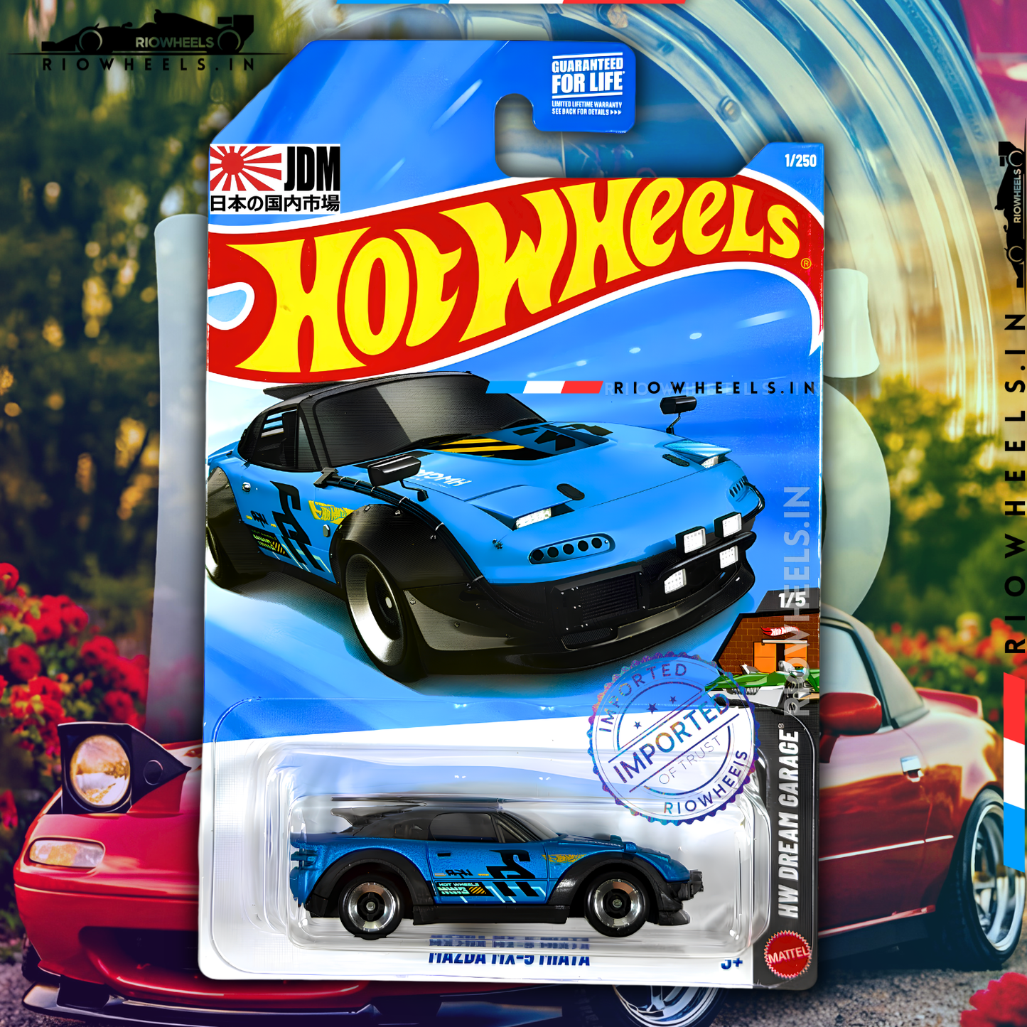 359/- || IMPORTED MAZDA MX-5 MIATA - HOT WHEELS