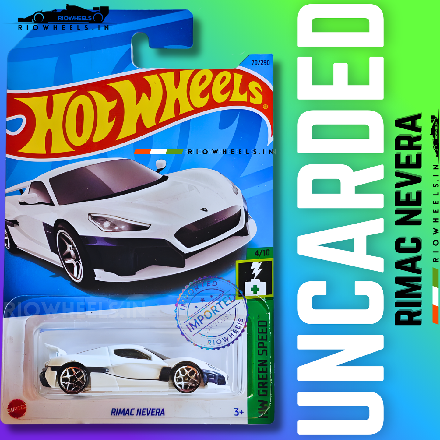 469/- || IMPORTED RIMAC NEVERA - HOT WHEELS || UNCARDED (2023 - OLD & RARE)