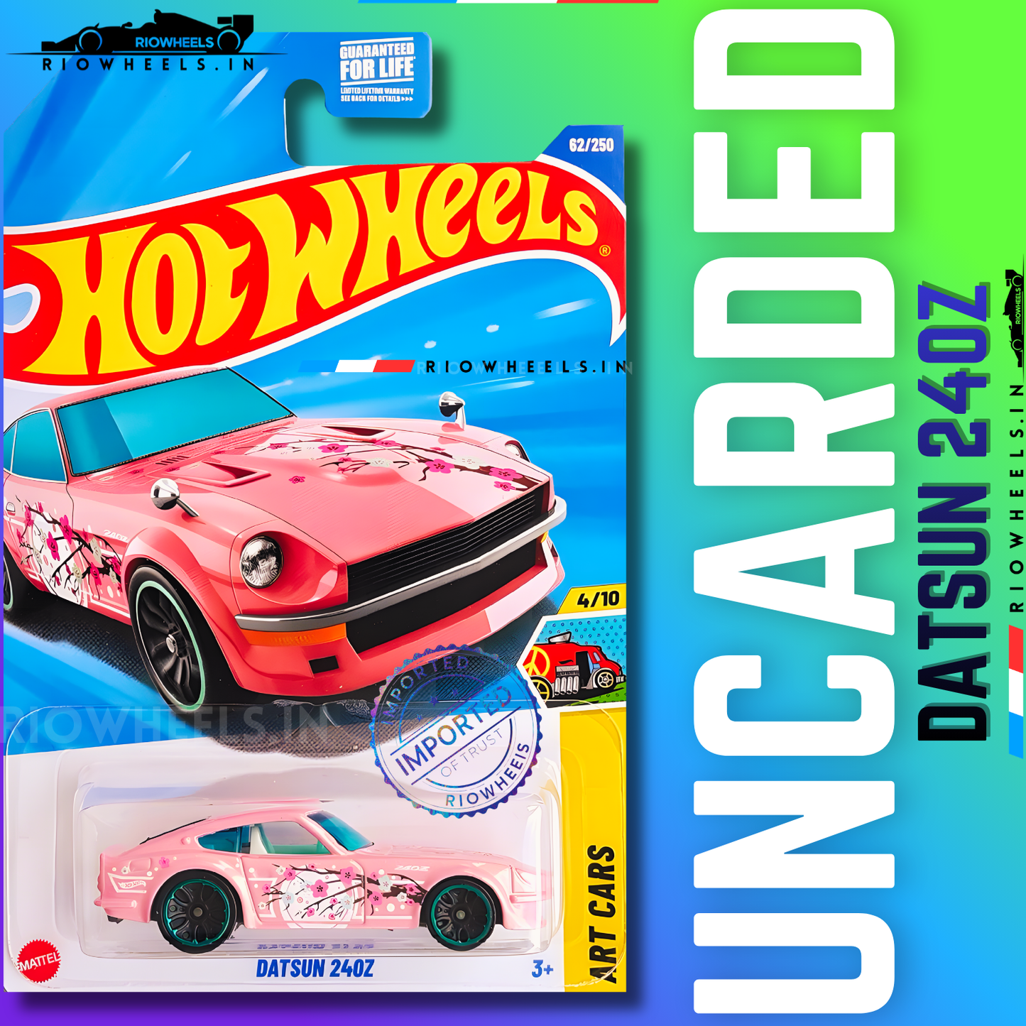 389/- || IMPORTED DATSUN 240Z - HOT WHEELS || UNCARDED