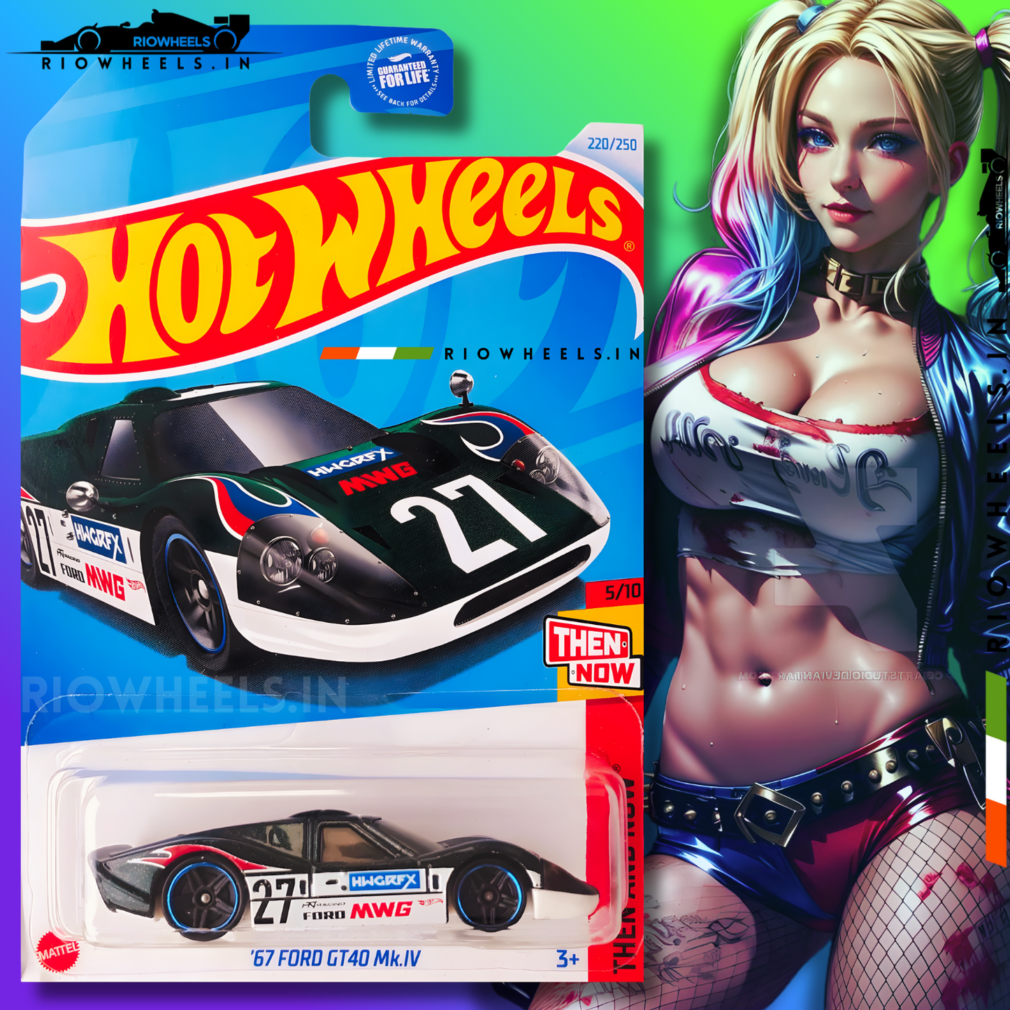 669/- || IMPORTED 67 FORD GT40 Mk.IV - HOT WHEELS
