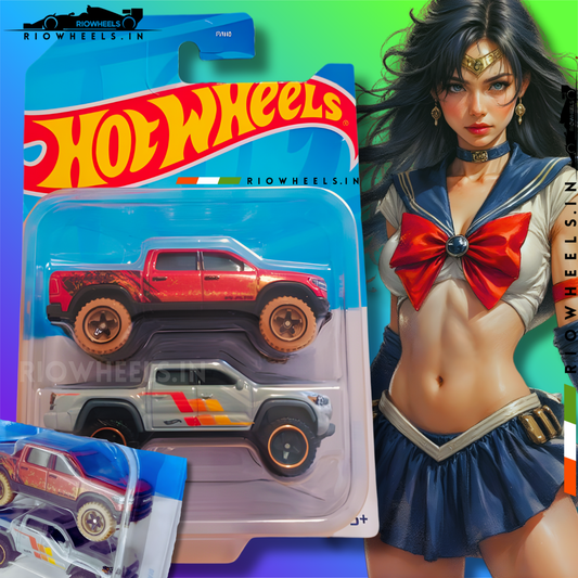 679/- || PICKUP TRUCKS PACK OF 2 (Toyota Tacoma & Dodge RAM) - HOT WHEELS