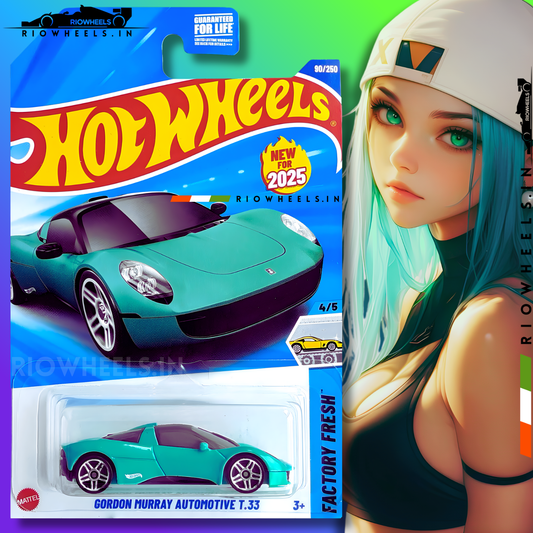 329/- || GORDON MURRAY AUTOMOTIVE T.33 - HOT WHEELS