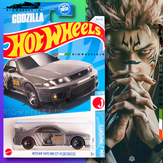 689/- || NISSAN SKYLINE GT-R (BCNR33) - HOT WHEELS