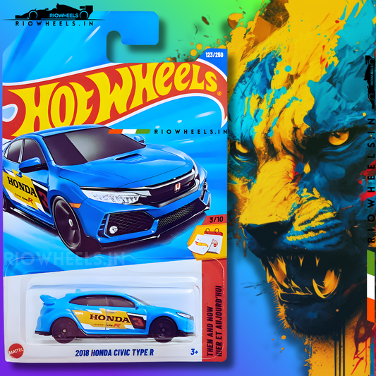 359/- || 2018 HONDA CIVIC TYPE R - HOT WHEELS