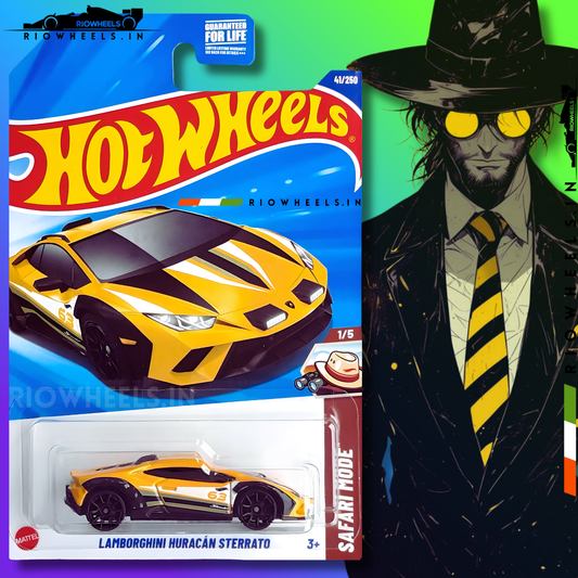 649/- || LAMBORGHINI HURACAN STERRATO || YELLOW - HOT WHEELS