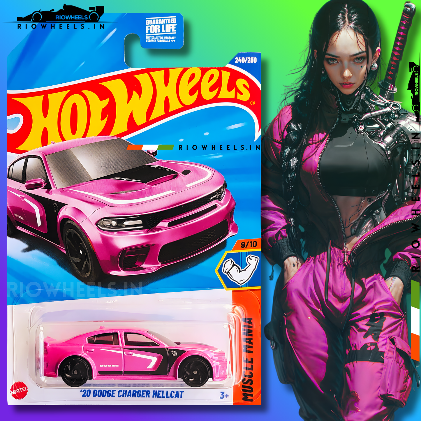 549/- || IMPORTED 20 DODGE CHARGER HELLCAT - HOT WHEELS