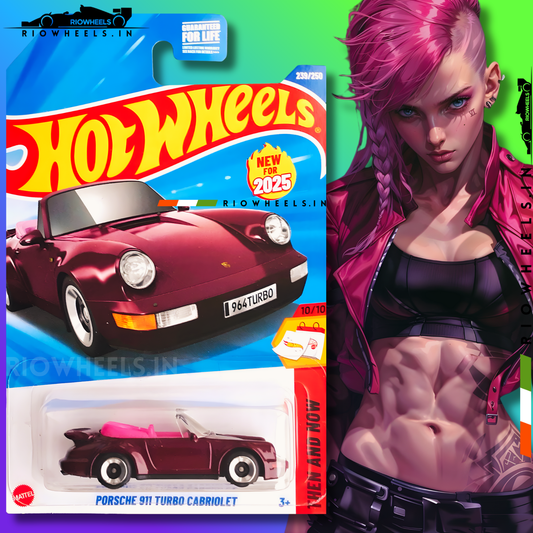 279/- || PORSCHE 911 TURBO CABRIOLET - HOT WHEELS