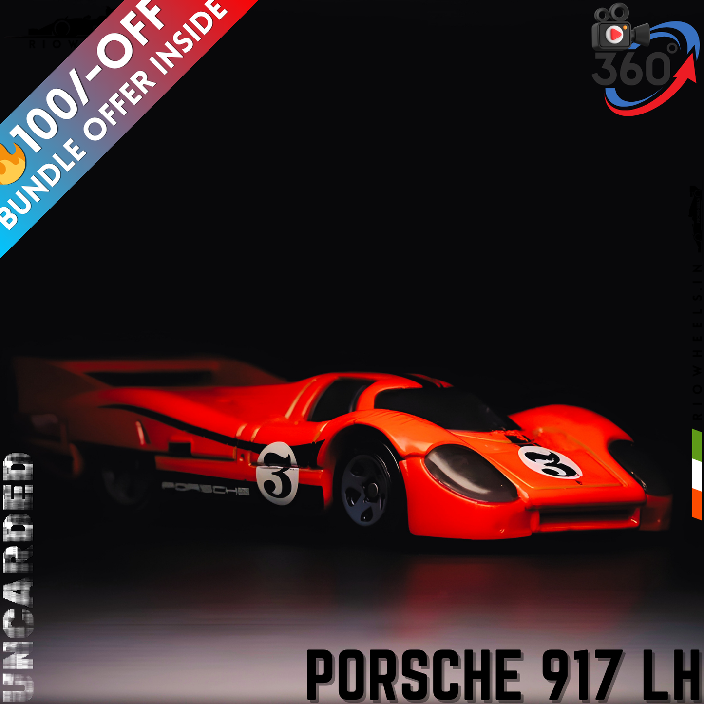 729/- || IMPORTED PORSCHE 917 LH - HOT WHEELS || UNCARDED