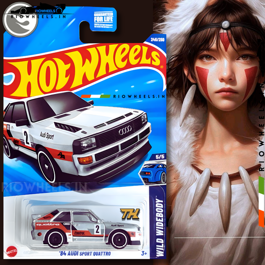 889/- || 84 AUDI SPORT QUATTRO - TREASURE HUNT [TH] - HOT WHEELS