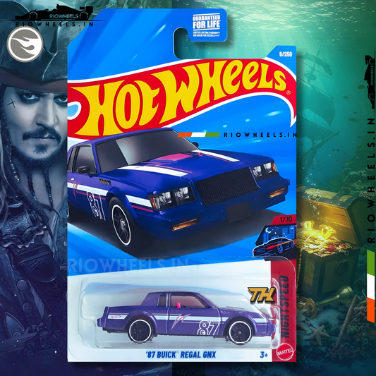 749/- || 87 BUICK REGAL GNX - TREASURE HUNT [TH] - HOT WHEELS