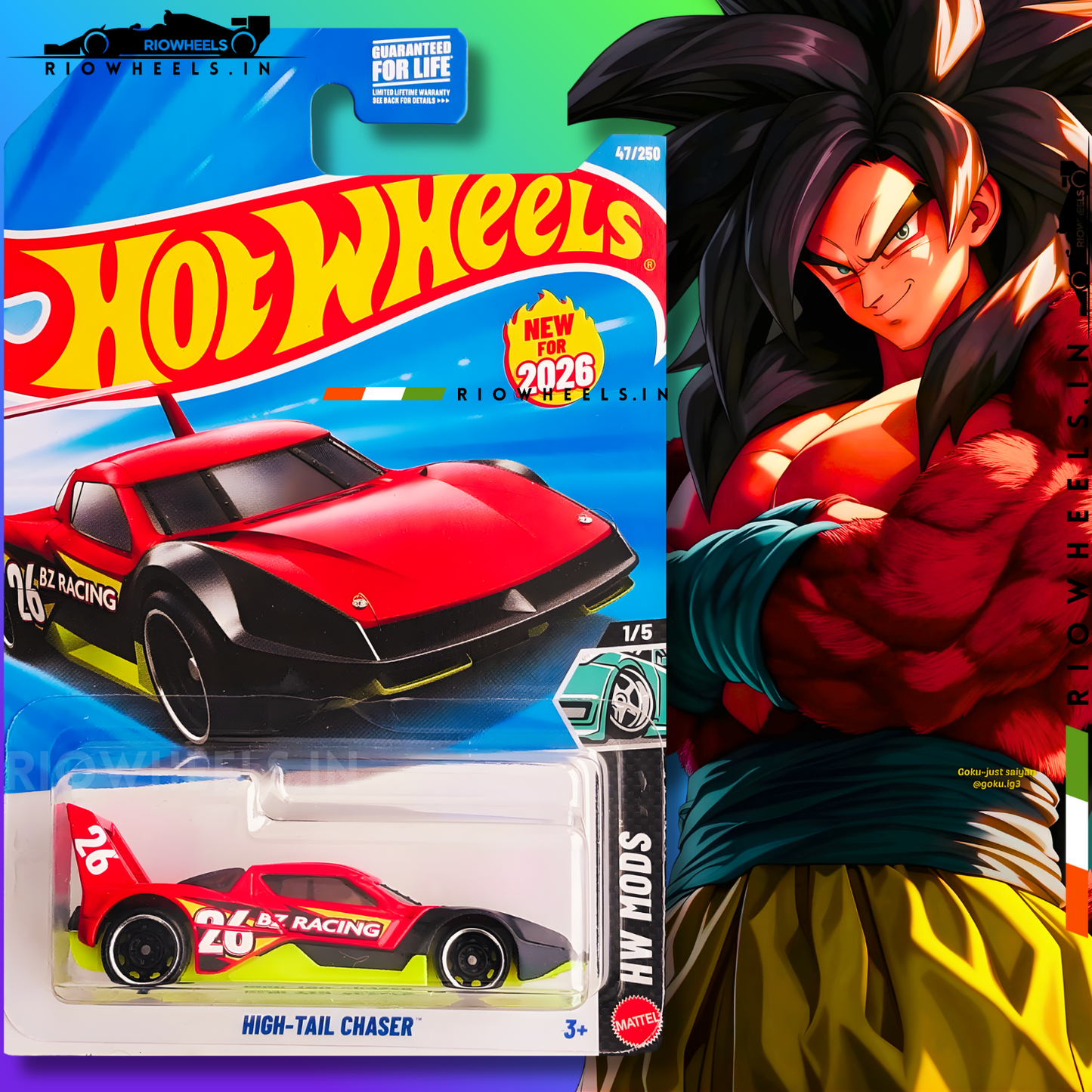 389/- || IMPORTED HIGH-TAIL CHASER - HOT WHEELS