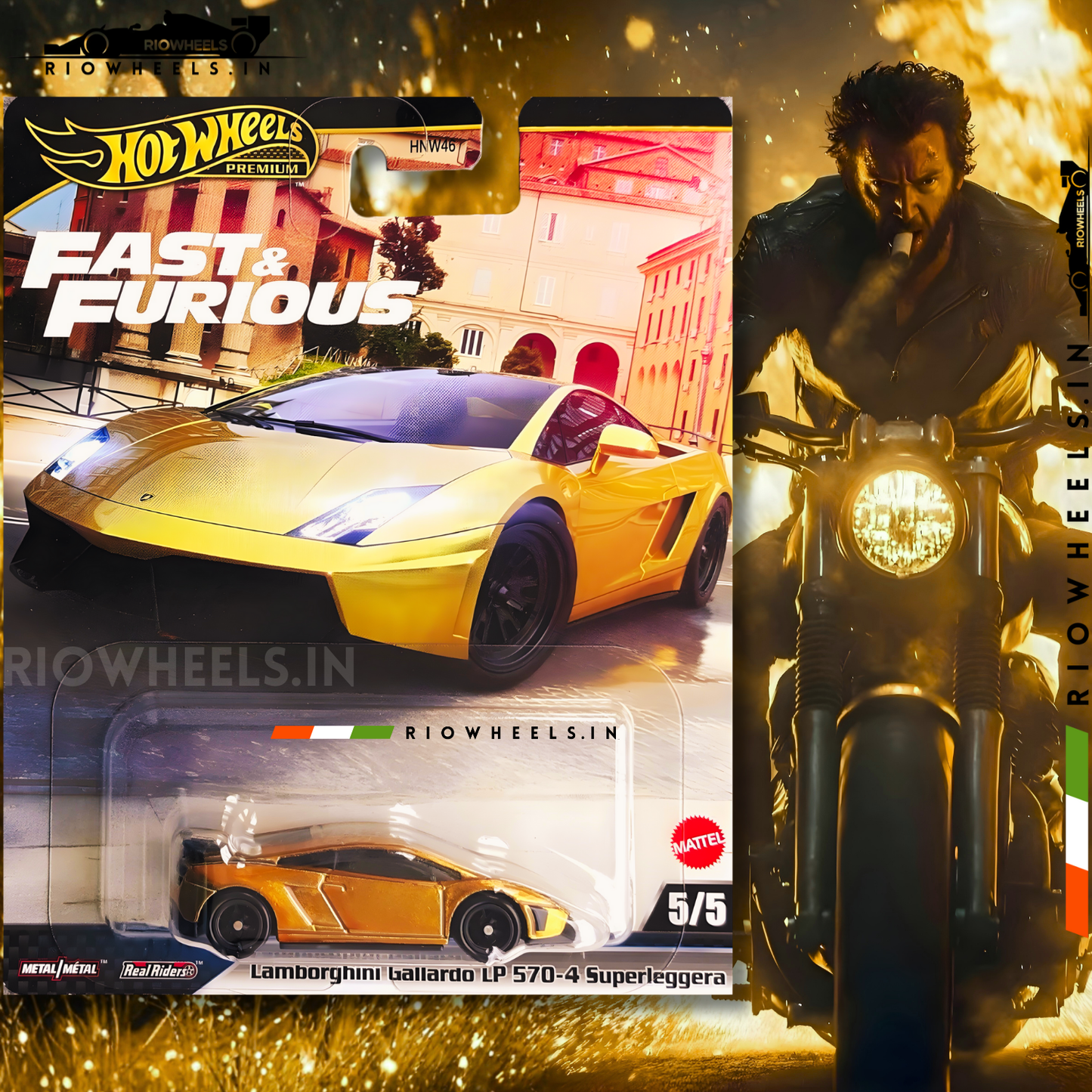 |1079/- || LAMBORGHINI GALLARDO LP 570-4 SUPERLEGGERA - PREMIUM FAST & FURIOUS || IMPORTED - HOT WHEELS