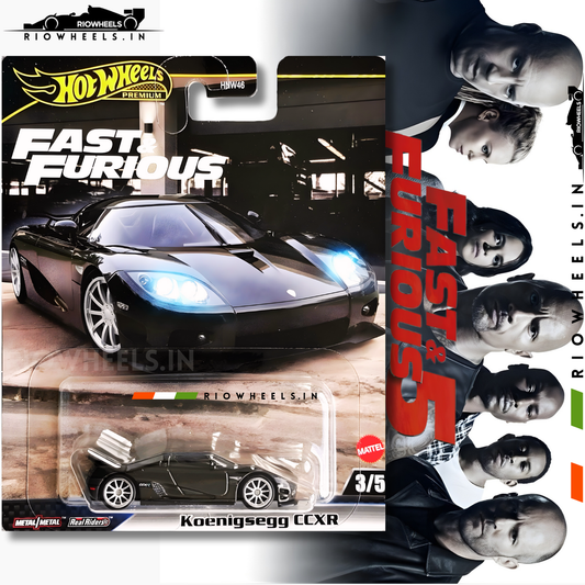 |1379/- || KOENIGSEGG CCXR - PREMIUM FAST & FURIOUS || IMPORTED - HOT WHEELS