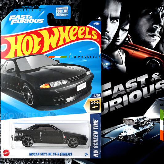 679/- || NISSAN SKYLINE GT-R (BNR32) - HOT WHEELS